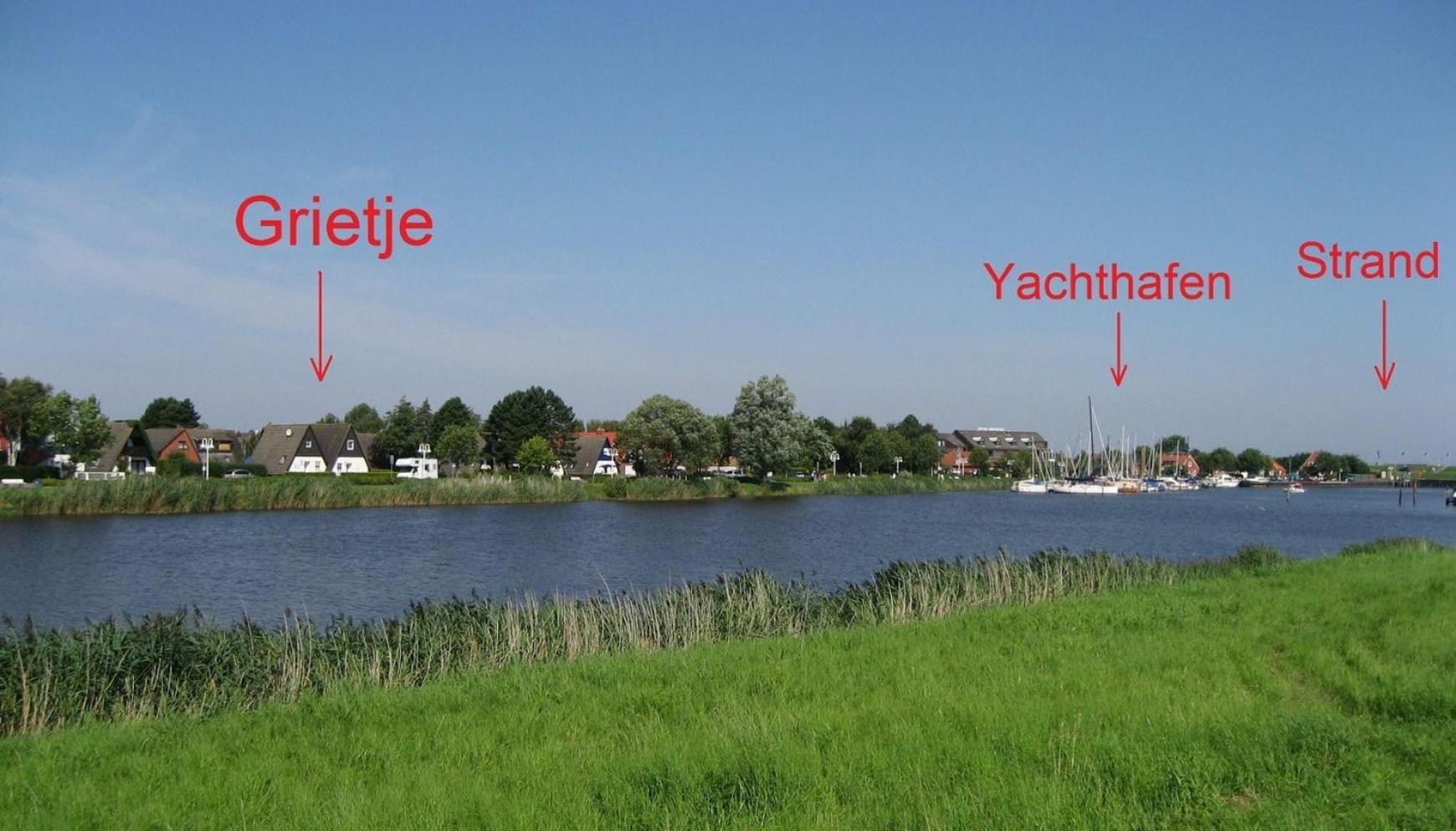 Grietje II Blaues Haus Rechts Villa Wittmund Dış mekan fotoğraf